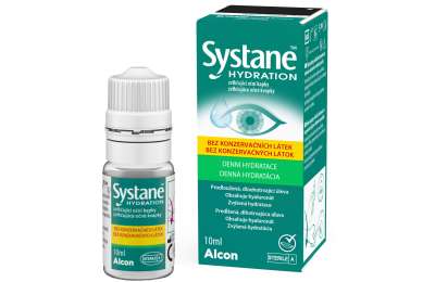 Alcon Systane Hydration zvlhčující oční kapky bez konzervačních látek 10 ml